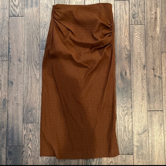 NWTs zara draped front midi skirt - Picture 16 of 16